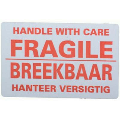 Fragile Labels Small